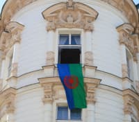 Romská vlajka II (čtverec)